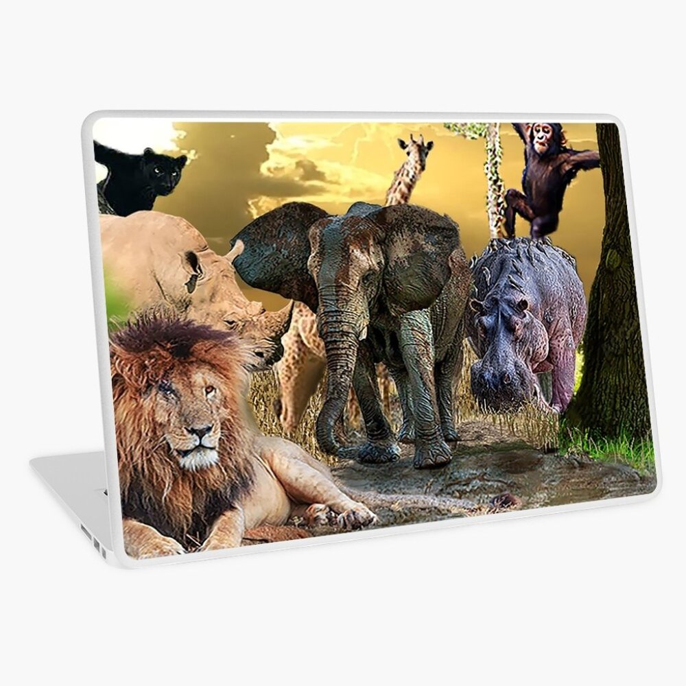 ANIMAL KINGDOM LAPTOP SKIN * Designed and sold by SharksEye9